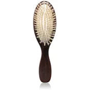 Christophe Robin Travel Hairbrush lesena krtača za lase s ščetinami divjega prašiča 1 kos