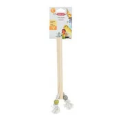 Zolux Lesena ptičja gredica z vrvjo L 23,5cm