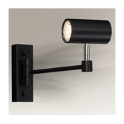 Shilo 2209 - Zidna lampica FUSSA 1xGU10/15W/230V crna