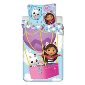 Pamučna dječja posteljina za krevet za jednu osobu 140x200 cm Gabbys Dollhouse Balloon – Jerry Fabrics