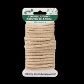 Garden Line JUTENA VRVICA ZA VZPREGO 2,5 MM x 5 M S KOVINSKIM ŽICO *4465