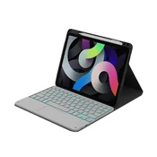 INF Ovitek za iPad Air 2 z osvetljeno tipkovnico in sledilno ploščico Black&White iPad 10 10,9 palcev, (21751837)
