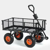 VonHaus Vrtna kolica (tačke) 85L s preklopnim stranicama, nosivost 350kg (2515028)
