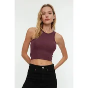 Trendyol Milla Ženska majica TWOSS21AL0050, Bordo