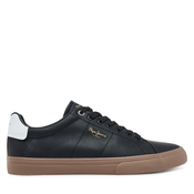Pepe Jeans za moške. PMS300003 Superge Kenton Base black (41), Črna, Ravna stran, Čipke, Priložnostno