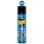 Raid sprej protiv letecih insekata, protiv komaraca i muha, 24x400 ml