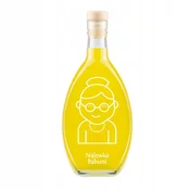 shumee 200 ml elipsoidna steklenica za likerje, alkohol, vino + pluta