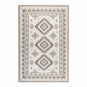 Rjava/kremno bela zunanja preproga 120x170 cm Gemini – Elle Decoration