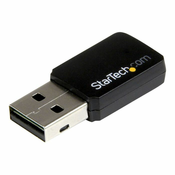 StarTech.com USB 2.0 AC600 Mini Dual Band Wireless-AC Network Adapter - 1T1R 802.11ac WiFi Adapter - 2.4GHz / 5GHz USB Wireless (USB433WACDB) - network adapter - USB 2.0