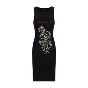 Ed Hardy Obleka Panther und Blumen kivi/temno roza/črna/bela