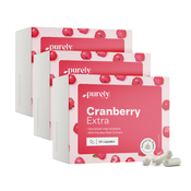3x Cranberry Extra – izvleček brusnice in peteršilja, skupaj 90 kapsul