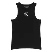Calvin Klein Jeans Top  črna / bela