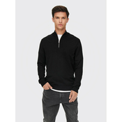 Only & Sons Pulover Wyler 22021264 Črna Regular Fit