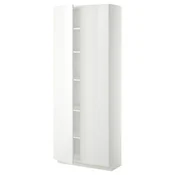 METOD Visoki element s policama, bela/Ringhult bela, 80x37x200 cm