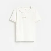 Reserved - Rebrasta bluza s mašnom