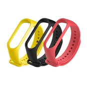 Xiaomi Mi Band Strap 3/4 (rumena, črna, rdeča)