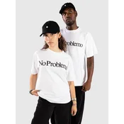 No Problemo moška majica moška majica white