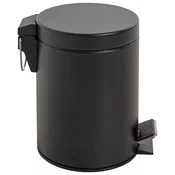 Mömax Kozmetični Koš Kosmo, Črna, Mat, Kovina, 3 L