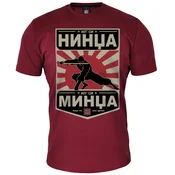 Muška majica kratkih rukava Il si nindža il si mindža, Bordo