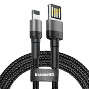 Kabel Baseus Cafule Double-sided USB Lightning Cable 1.5A 2m (Gray+Black)