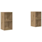 Vidaxl Komplet TV omaric 2 szt. Umetni hrast 37 x 37 x 72 cm