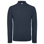 MAJICA DUGI RUKAVI POLO B&C ID.001 LSL 180G TAMNO PLAVA L