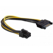 DELOCK adapter za grafične kartice Serial ATA Ž-6pin PCI-express, 0,2 m