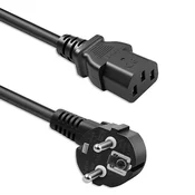 Qoltec Napajalni kabel SCHUKO CEE 7/7 (E/F) IEC C13, 3x1.0mm2, 5m