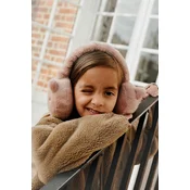 Otroški naušniki Liewood Timothy Plush Cat Ear Warmers oranžna barva, LW20807