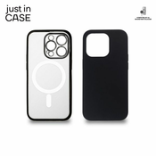 JUST IN CASE 2u1 Extra case MAG MIX PLUS paket crni za iPhone 14 Pro