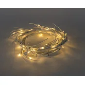 Svetleca snežna grana LED, 150 cm, 56 lampica, Bela