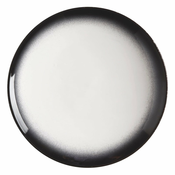 Bijelo-crni keramicki desertni tanjur Maxwell & Williams Caviar, o 20 cm