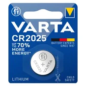 shumee VARTA CR 2025 litijeva gumbasta baterija za daljinski upravljalnik ure in tehtnico 3V