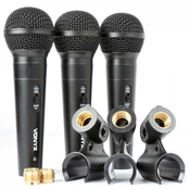 Vonyx VX1800 set dinamičnih mokrofonov, XLR, kabel priložen (173.450)