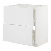 METOD/MAXIMERA Podstav omr za k pl/vgr napa+predal, bela/Stensund bela, 80x60 cm