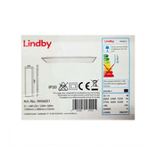 Lindby - LED RGB Zatemnitvena stropna svetilka KJETIL LED/37W/230V Wi-Fi Tuya + Daljinski upravljalnik