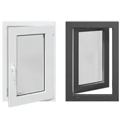 Prozor za podrum RISOR 50 x 75 cm PVC i staklo Antracit