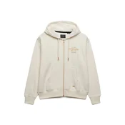Superdry & Co Jopa na zadrgo zlato-rumena/bela