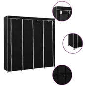 Vidaxl Garderobna omara s 4 predelki 175x45x170 cm