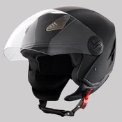 VEVOR Motoristična čelada 3/4 obraza 34,7x27,5x23,8 cm Bluetooth