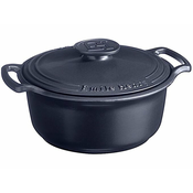 EMILE HENRY kozica s pokrovom Sublime Indigo (4.2l, 34xh28.5cm), (keramika), modra