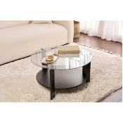 Nordure Klub sto Clara, 75x40x75 cm, Crno-sivi