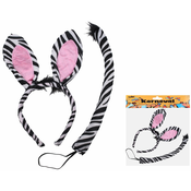 Pustni komplet - naglavni trak zebra