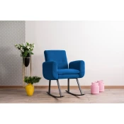 Atelier del Sofa Fotelja za ljuljanje Kono Plava