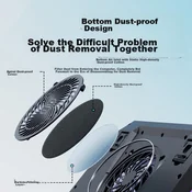 Llano Filter za prašinu za postolje za laptop V12