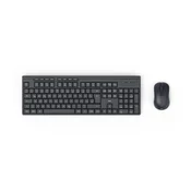 Hama wkm-200 bezicna tastatura i mis crna, srb ( 173056 )