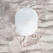 namizna svetilka pulpo Oda Small, bela/bela, višina 45 cm - Dnevna soba/jedilnica - Dizajn - Steklo