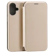shumee Magnetni ovitek Beline Book za iPhone 16 Plus 6.7 zlat/zlata