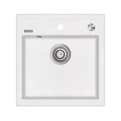 Concept DG00C50WH - Kuhinjski pomivalnik CUBIS 49x51 cm granit/bela