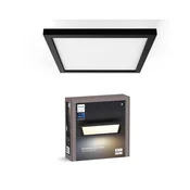 Philips - LED stropna svetilka z zatemnitvijo Hue AURELLE LED/19W/230V 30x30 cm črna